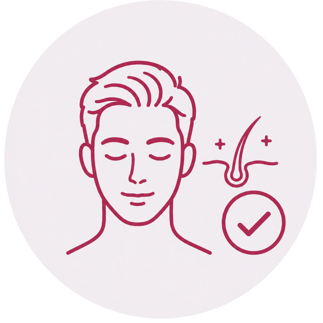 Male - PRP Hair Icon