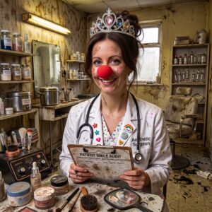 Fake Clown Female Aesthetic Doctor